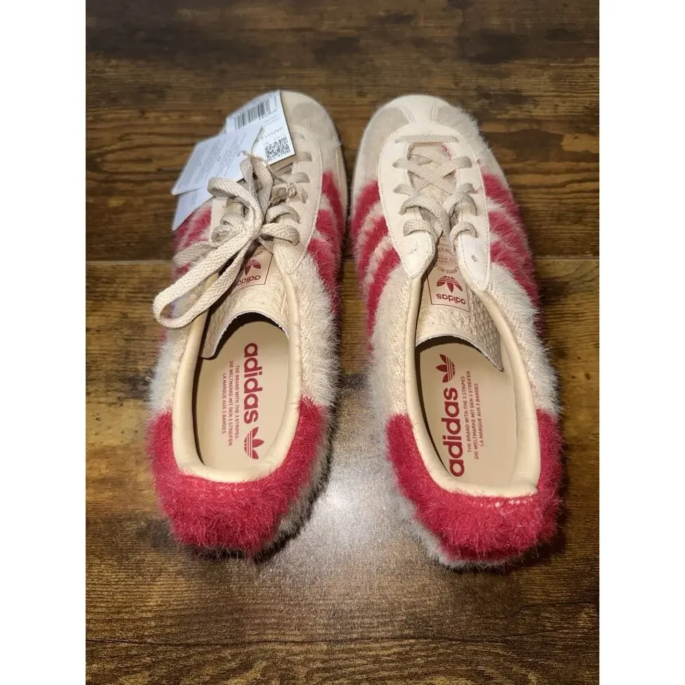 adidas Originals Gazelle Indoor W Beige Red Gum Women Casual Shoes JP8341